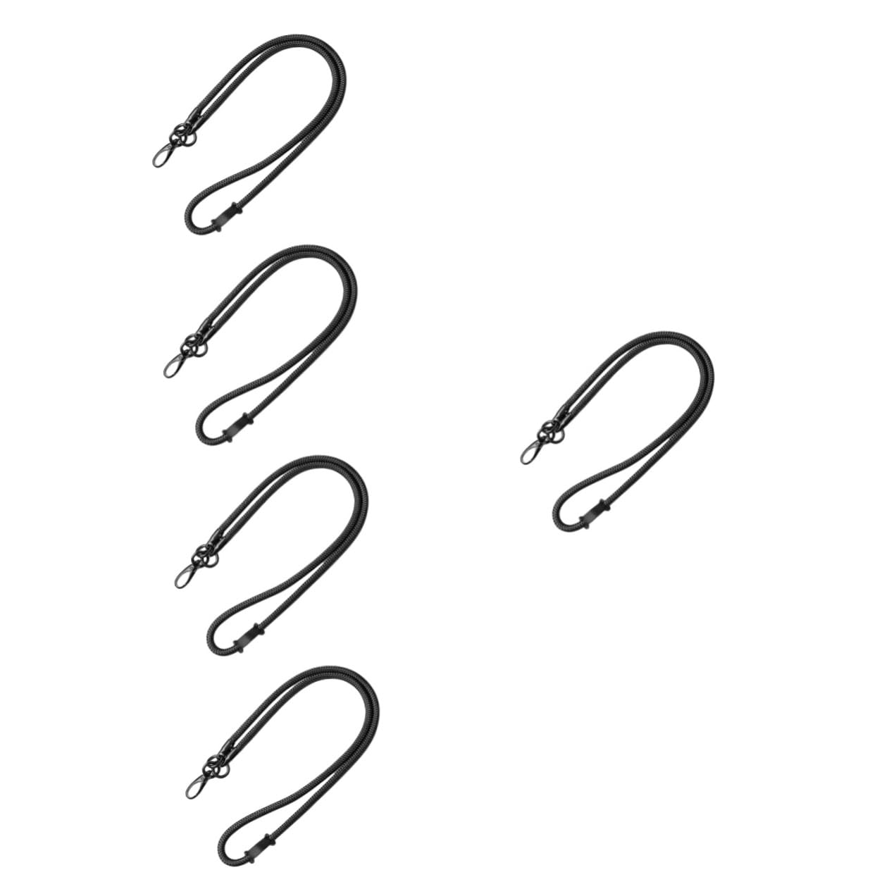 DOITOOL 5 Piezas Cuerda para Teléfono de Trenzado Correa de Cuello Resistente y Decorativa para Smartphones Cuello o Muñeca Clásico de Grosor