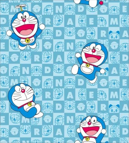 Image of FOKRIM Doremon Wallpaper for Walls Sticker 45x300cm (14.59 SQFT) - Peel and Stick Removable, Self-Adhesive, Waterproof Wallpaper for Home, Kids Room, Play Room