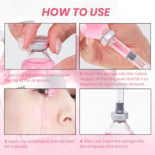 Image of KOEC PDRN Pink Peptide Serum with Stem Cell,Face Lifting Pink Facial Ampoule,Intensive Glowing & Boosting & Hydrating,Non-Greasy,Gentle Formula 1.01 Fl Oz / 30ML Gift for Women