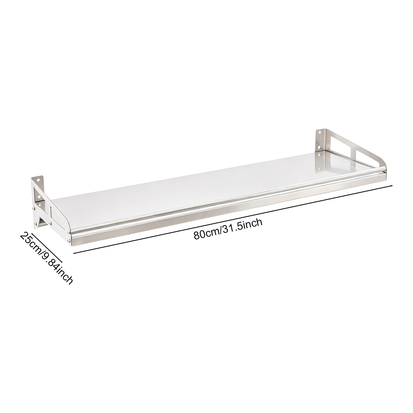 5 Haken Mikrowellen-Regalbretter Wandregal Metall Edelstahl Regal Wandboard Küche Wandregale Küchenregal Gewürzregal Küchenrollenhalter Wand Hängend Spice Rack Gewürzregale Gewürz Organize