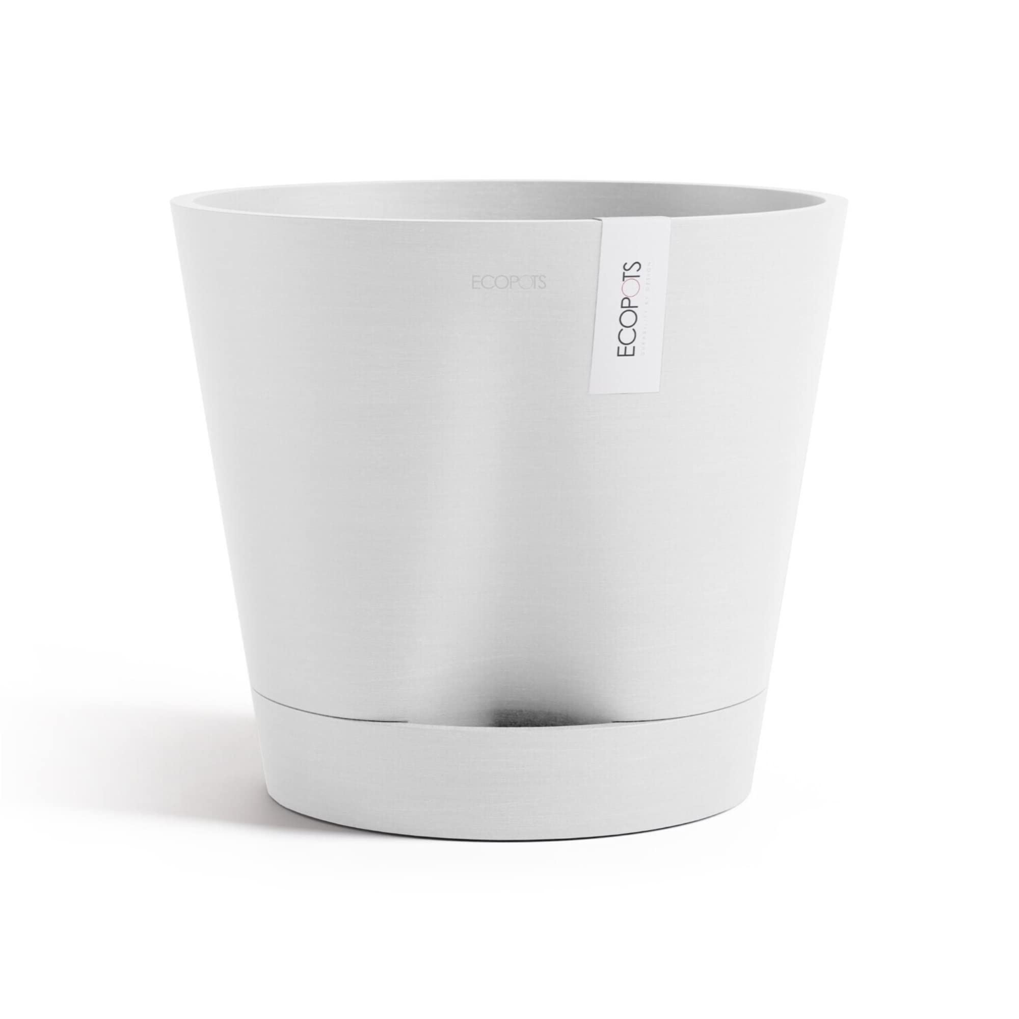 Ecopots Venedig 2 Pflanzengefäß selbstbewässernd, stilvoll mit Wasserspeicher, aus recycelten Materialien, UV-beständig, Outdoor & Indoor