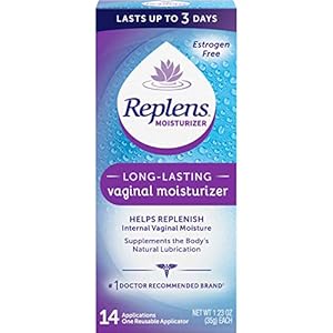 Replens Replens Long Lasting Vaginal Moisturizer, 14 Applications 1.23 oz (Pack of 2)