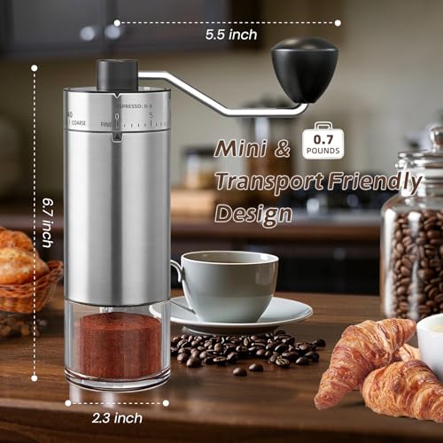 Velvora Manual Coffee Grinder 40 Settings