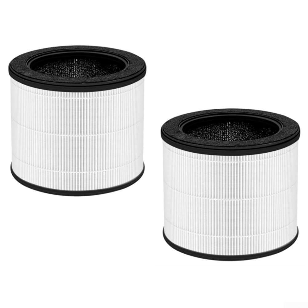 QOXEZY True HEPA e filtro di ricambio a carbone attivo per COWAY Airmega 100, tasso di cattura del 99,97% di fumo e particelle fini fino a 0,1 micrometri, sistema di filtrazione 3 in 1 (18)