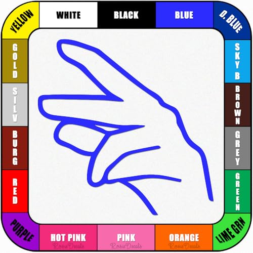 Wha'ts Up Suh Dude Hand Sign Meme Vinyl Decal Sticker for Vehicle Car Truck Motorcycle Window Bumper Laptop Wall - Customized Personalized Add Custom Text Font Sticker- Many Colors & Sizes