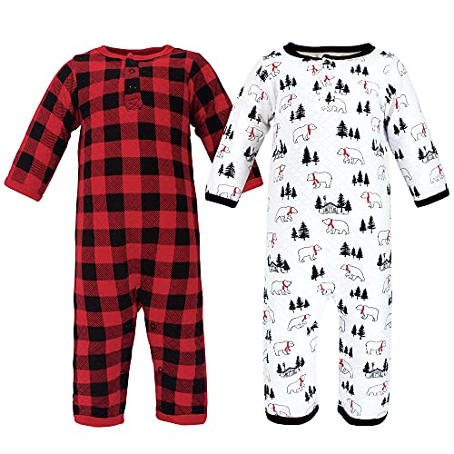Image of Hudson Baby Unisex Baby Premium Quilted Coveralls