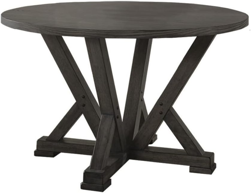 Best Master Furniture 47 in. Round Dining Table Grey Tables