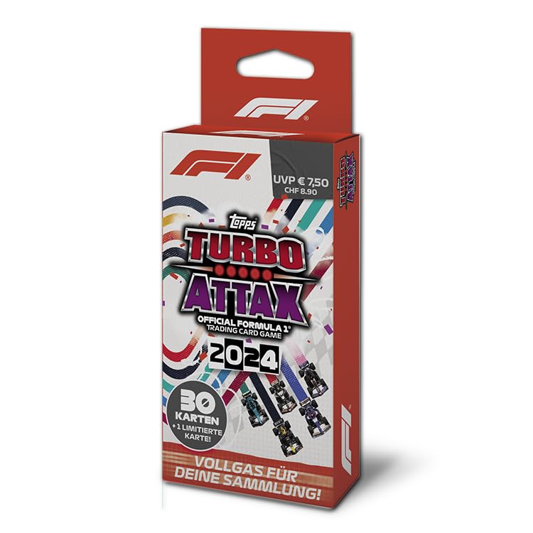 Turbo Attax Formula 1 2024 - Eco Pack - Includes 30 Turbo Attax Cards and 1 Limited Edition Card