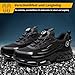 FOGOIN Sicherheitsschuhe Herren S3 Explorer 3.0 Sportliche Arbeitsschuhe Leicht Trends Drehknopf Anti-Smash und Anti-Punktur Arbeit Versicherung Schuhe Unisex