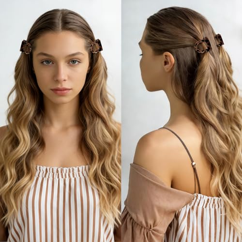 Pinzas magnéticas para cabello 2 en 1 diseño sin costuras miniatura 4