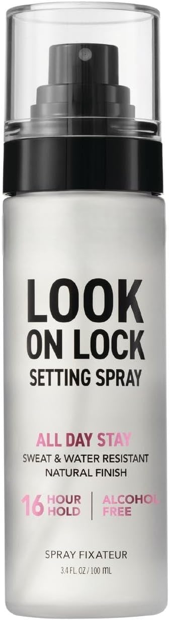 Hard Cand~y Look On Lock Setting Spray, Alcohol-Free, 16 HR Hold, Sweat Resistant Longwear