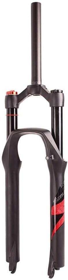サスペンションフォーク MTB 自転車 26/27.5/29インチ 超軽量トラベル 120mm エアショックアブソーバー フロントフ 自転車フロントフォーク  26 27.5 29インチ トラベル120mm、ストレートパイプ 1-1/8インチ ショックアブソーバー マ AADDFDD アルミニウム合金 26/ 27.5/29 ... サイクリング エアサスペンションフォーク 26インチ 27.5インチ 29インチ 軽量合金 1-1/8インチ 120mm トラベル