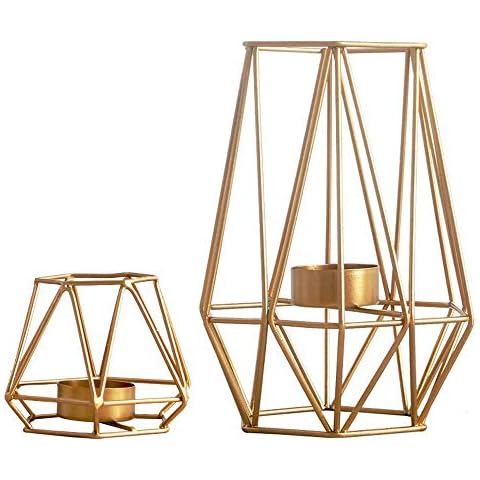 Nuptio Candelabro Geométrico de Hierro Cover