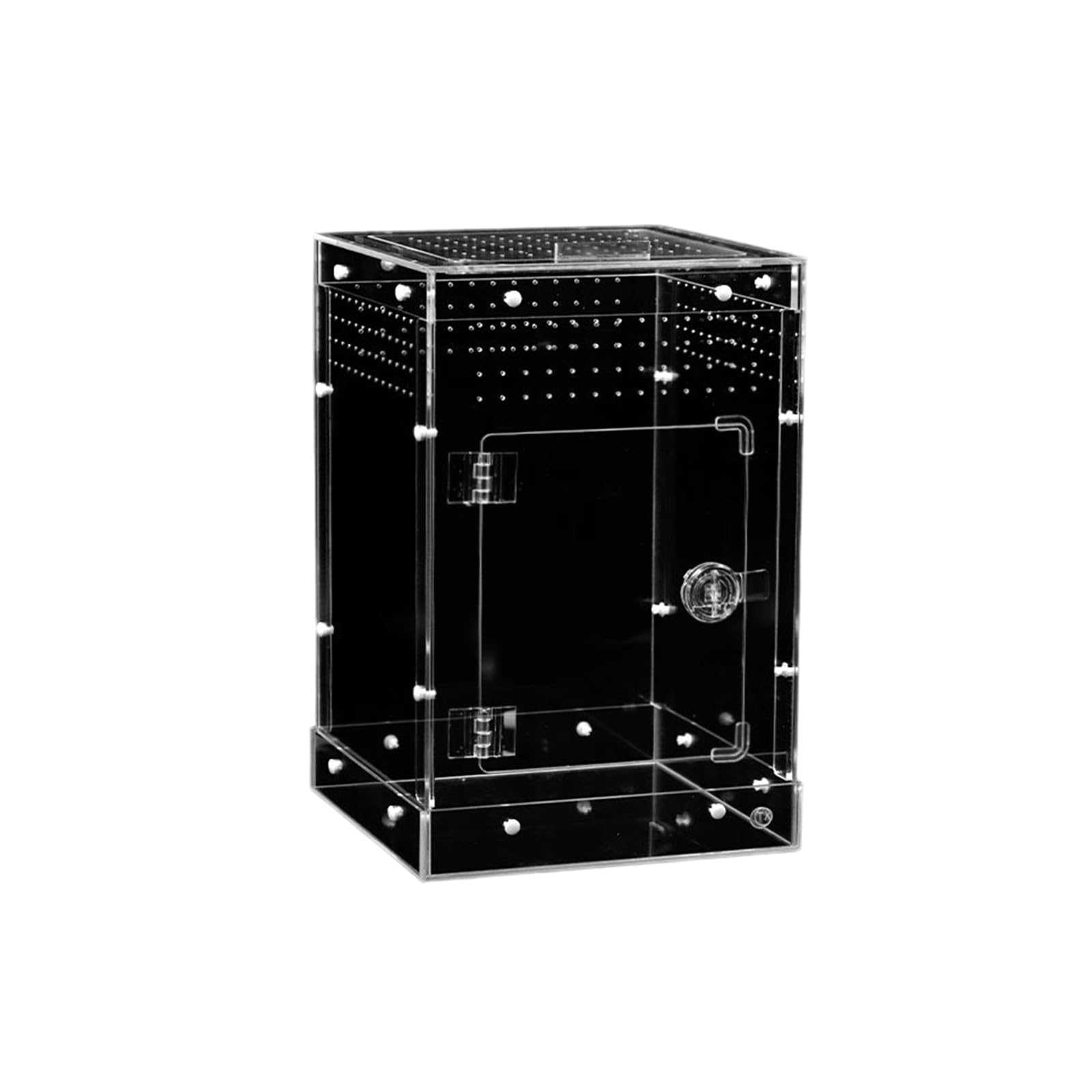 Caja de observación Terrario para Mascotas de Reptiles para albergar Ranas o Serpientes con Sistemas de ventilación Decoraciones para hogar Tanques de observación de Mascotas ventilados