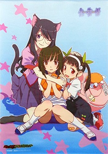 Amazon.co.jp: 八九寺真宵 千石撫子 羽川翼 A2 タペストリー 化
