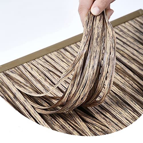 ZhHOME Tiki-Bar Regendicht Palmdach Strohdach Strohhaus,Lebensdauer Bis Zu 10 Jahre,Benutzt Für Tiki Bar Garten Hawaii Holzhaus Gartenschirm Gedeckt – Bild 3