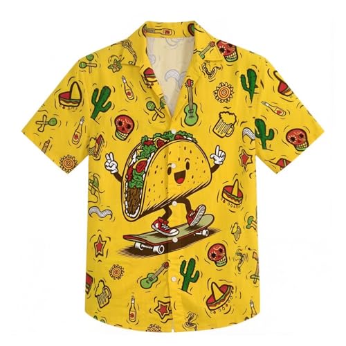 T-Shirt Court Col Rond Homme pour la Plage et le Quotidien