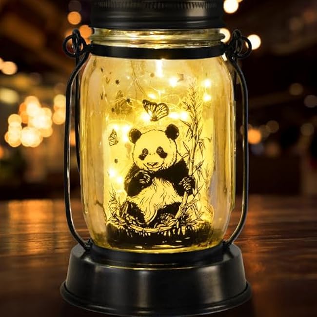 Dog Solar Lanterns Dog Lover Gifts for Women Men Dog Lovers Gifts Hanging Dog Lanterns with Stake for Yard Lawn Garden Decor Waterproof Dog Lights Torches
