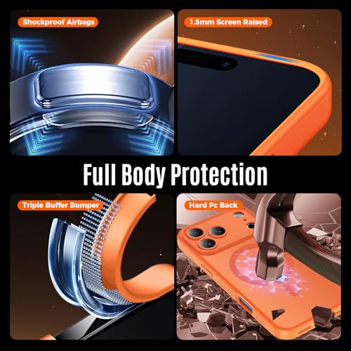 Image of Symcele Designed for iPhone 17 Pro Max Case,Cosmic Orange