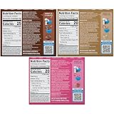 Simply Desserts Vanilla, Strawberry & Chocolate Instant Pudding, Sugar-Free, Variety 6-Pack – Healthy Dessert, Keto Snacks, Vegan & Diabetic-Friendly, Kosher, 1.7 Oz Ea