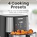 Chefman TurboFry Touch Air Fryer, Large 5-Quart Family Size, One Touch Digital Control Presets, French Fries, Chicken, Meat, Fish, Nonstick Dishwasher-Safe Parts, Automatic Shutoff, Stainless Steel