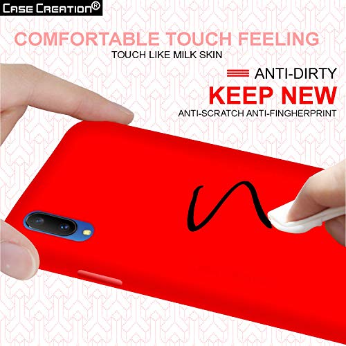 Image of Case Creation Luxurious OG Series for Vivo V11 Pro Case Cover,Anti-Dirty Slim Case Frosted Matte Cute Candy TPU Raised Bezel (Splash of Color) Back Cover for Vivo V11 Pro -Wine Red