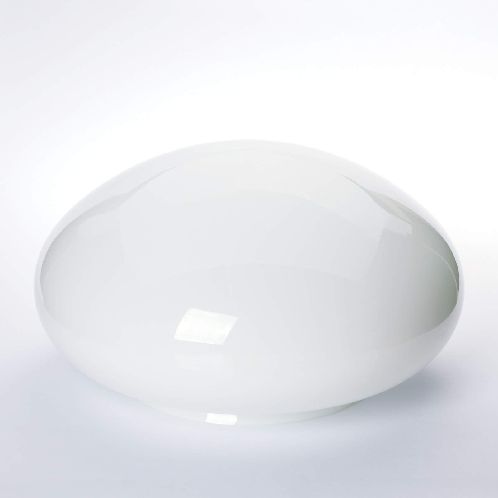 Ersatzglas als Lampenschirm (Ø 270 mm), Griffrand 165 mm, Höhe 180 mm, Ersatzglas, Opal, glänzend