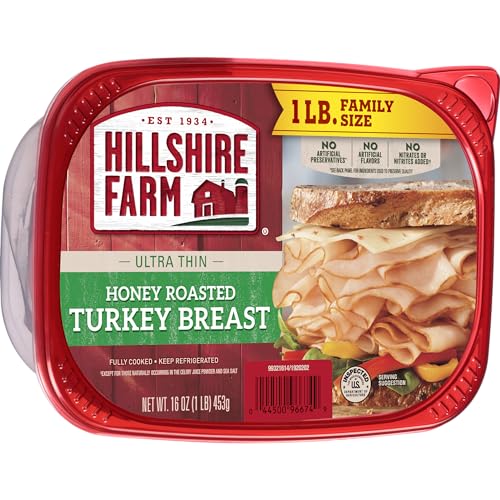 Hillshire Farm 10000096674 Ultra Thin Sliced Deli Lunch Meat, Honey Roasted Turkey Breast thumb #3