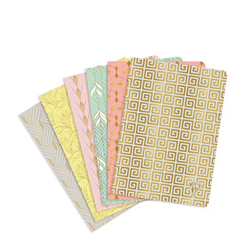 Carnets Clairefontaine Neo Deco papier ivoire et finitions or