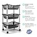 Carrito cocina con ruedas auxiliar carrito frutas y verduras organizador frutero carro...