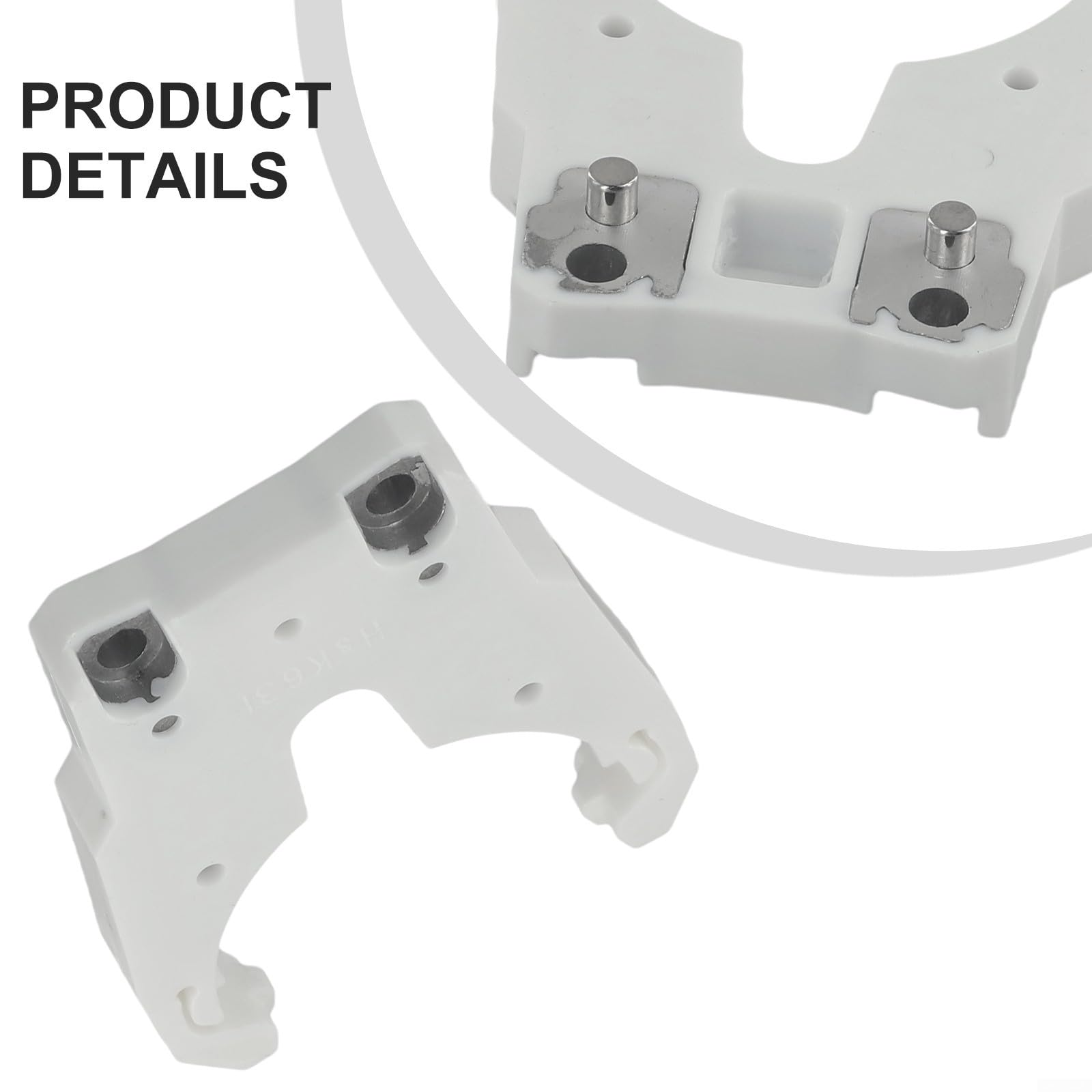 Morsetto portautensili HSK63F per macchina per incisione CNC, per cambio utensile automatico, manico fisso in plastica per frese HSK63F
