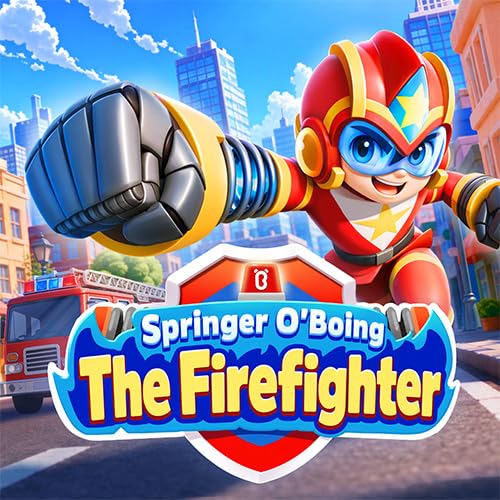 Couverture de Springer O'Boing the Firefighter: Brave to the Rescue!丨Superhero Story for Kids