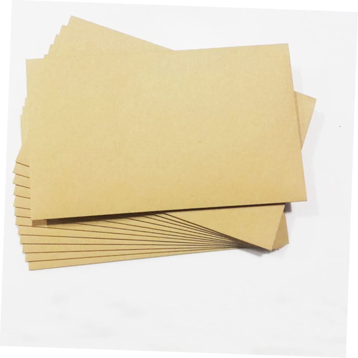 Angoily 100piezas Candado De Kraft Vintage Para Guardar Postales y Suministros De Bricolaje Sobres De Almacenamiento