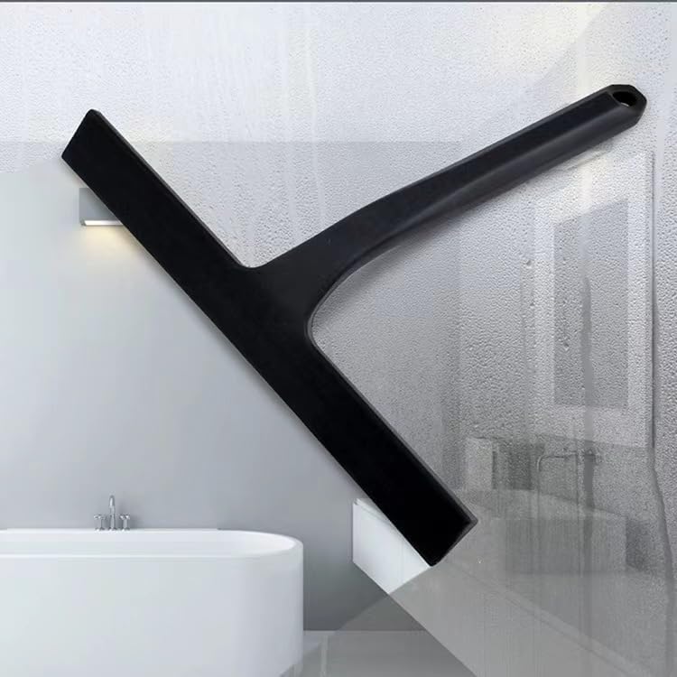 Miniatura 9 de XBllcyiv Escobilla de ducha multiusos para puertas de ducha, baño, ventana y cristal de coche, acero inoxidable (ferroso, 10 pulgadas)