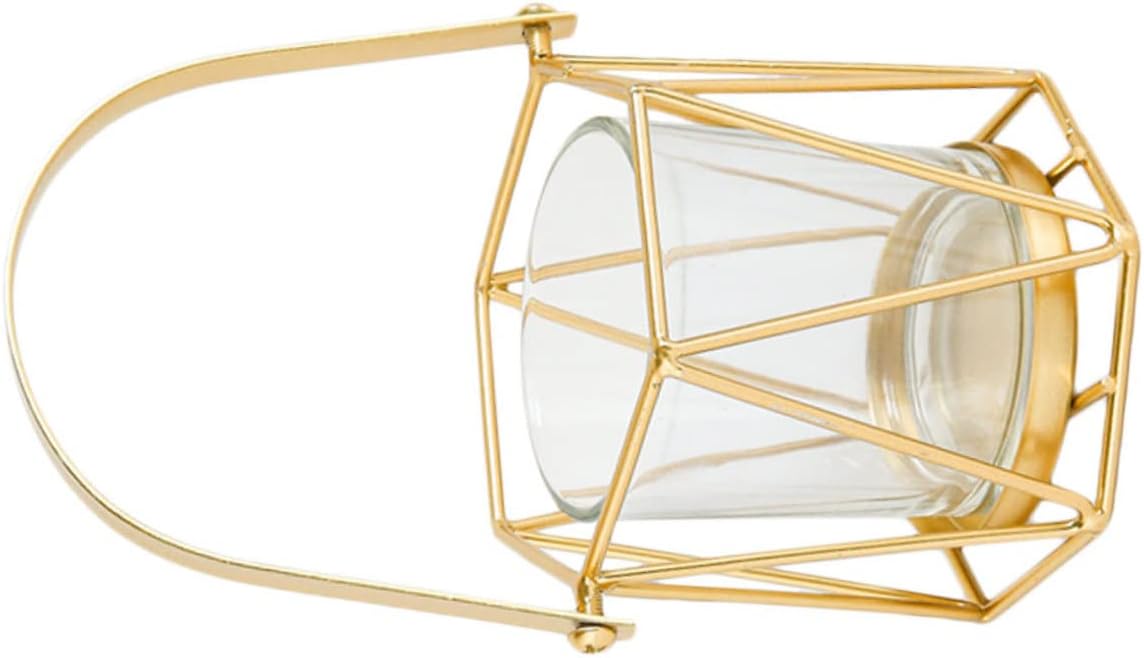 Hollow-Out Candle Holder Iron Craft Rack for Household Decoration Elegant Table Accessory for Meditation and Yoga Premium Candle Stand with Minimalist Design