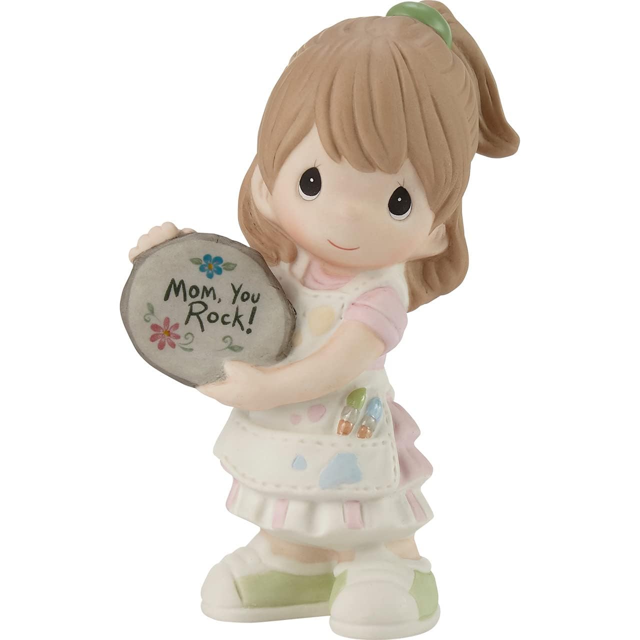 Precious MomentsMom, You Rock! Girl Figurine, Burnette