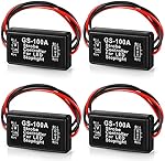 Brake Light Flasher Strobe Brake Light Strobe Tail Light Strobe Brake Flasher LED Flash Module Flash Strobe Controller for Motorcycles Cars Trucks Brake Light Tail Stop Light 12-30 V (4 Pieces)