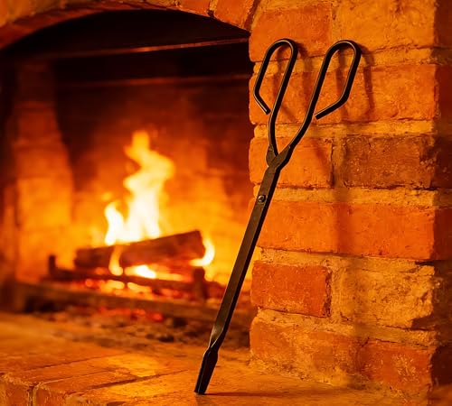 Kingson Pinzas vintage para chimenea y leña