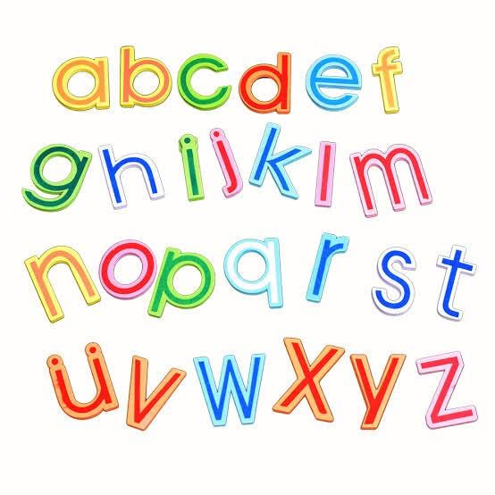 Wooden 26ps Lower Case (a to z) Alphabets Fridge Magnets ,Learning Game Toys for Kids Baby Girls Boys Toddler Preschool Educational Toy