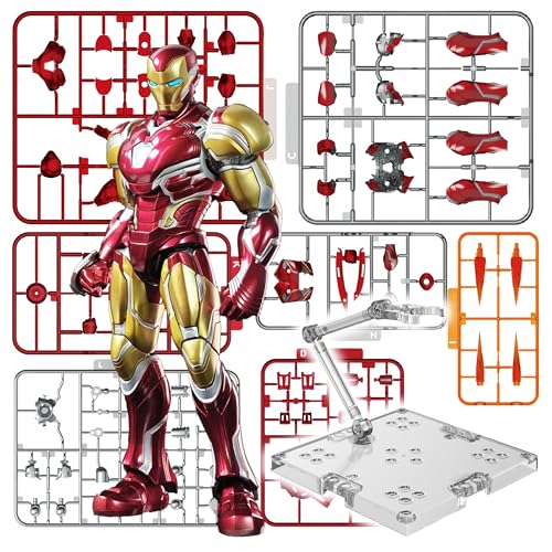 BLOKEES - Champion Class Marvel Infinity Saga - Iron Man - 149-Piece Articulated Model Kit - Assembly Required - No Tools - No Cutting - No Glue - No Paint - Age 14+
