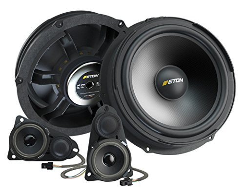 ETON Lautsprecher-Upgrade für VW T5, 3-Wege Lautsprechersystem UGVWT5-F3.1 in Schwarz