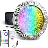 SURAIELEC 12V Smart LED Pool Light, 35W Wi-Fi...