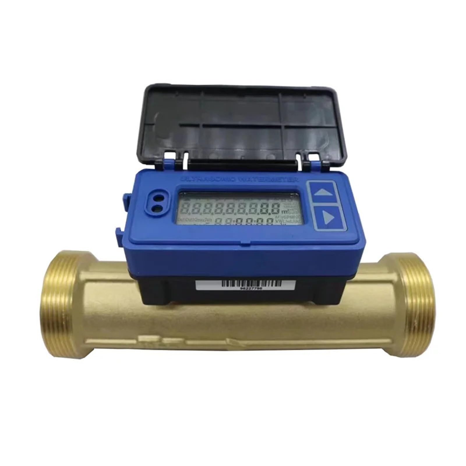 Water Flow Meter, Ultrasonic Remote Transmission Liquid Flow Water Meter Intelligent RS485 & Mbus Output for Agricultural Irrigation(DN20mm)