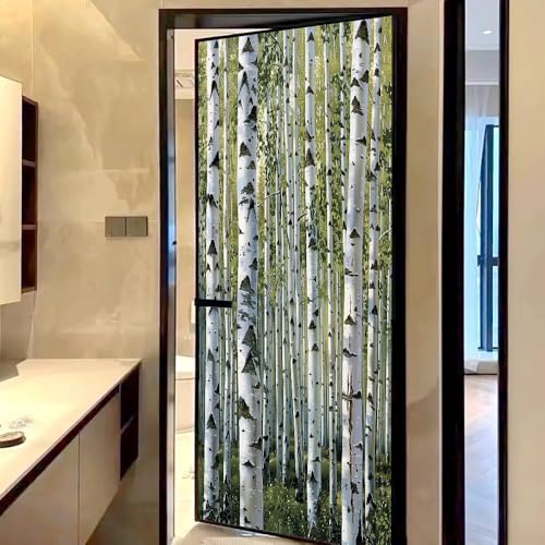 Vinilo adhesivo para ventana Watercolor Birch Tree 15.7x23.6 in miniatura 4