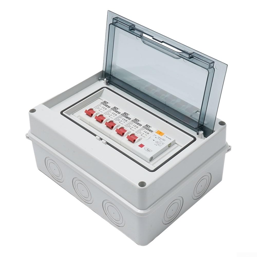 Caja de distribución de pared con 4 compartimentos para taller