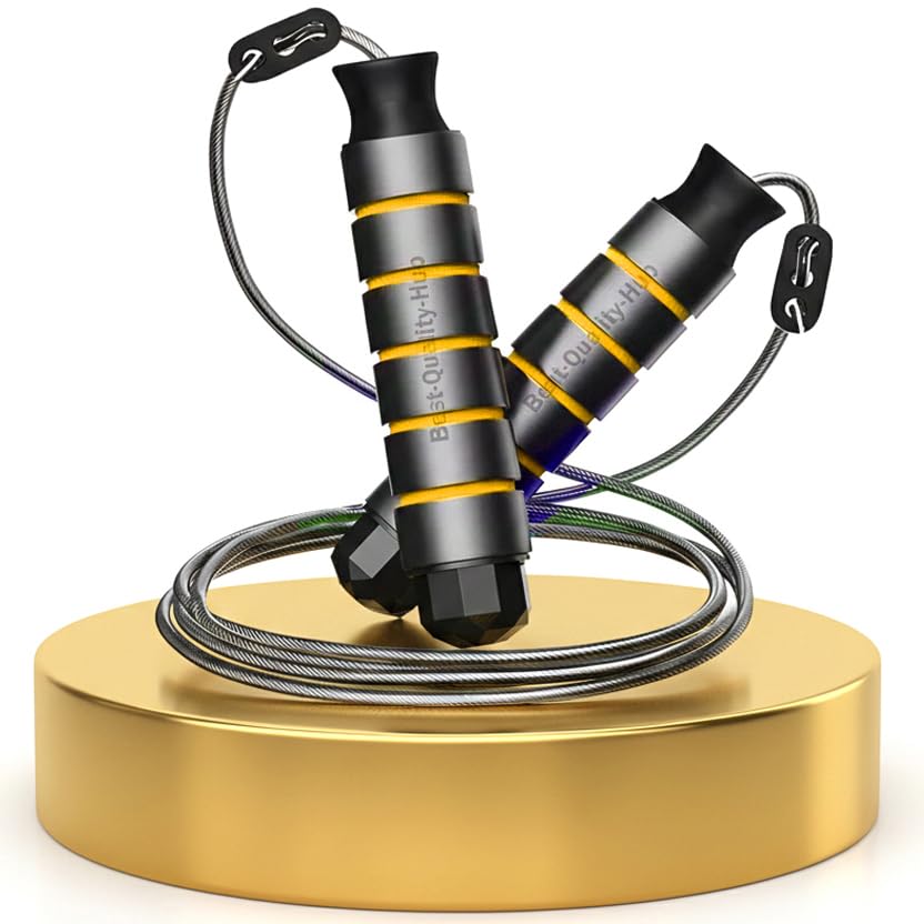 Freestyle Adjustable PVC Skipping Rope for Men | Tangle-Free, Fast-Spinning Jump Rope for Training-image-36