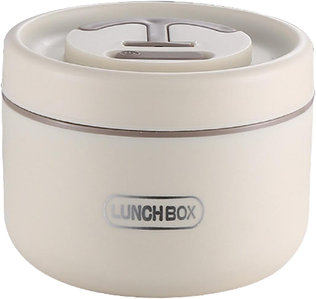Stainless Steel Insulated Lunch Box, Vacuum Insulated Food Container Jar, 650ml Leak Proof Wide Mouth Lunch Box, Keeps Food Hot or Cold for Hours, Ideal for School, Offices, Travel