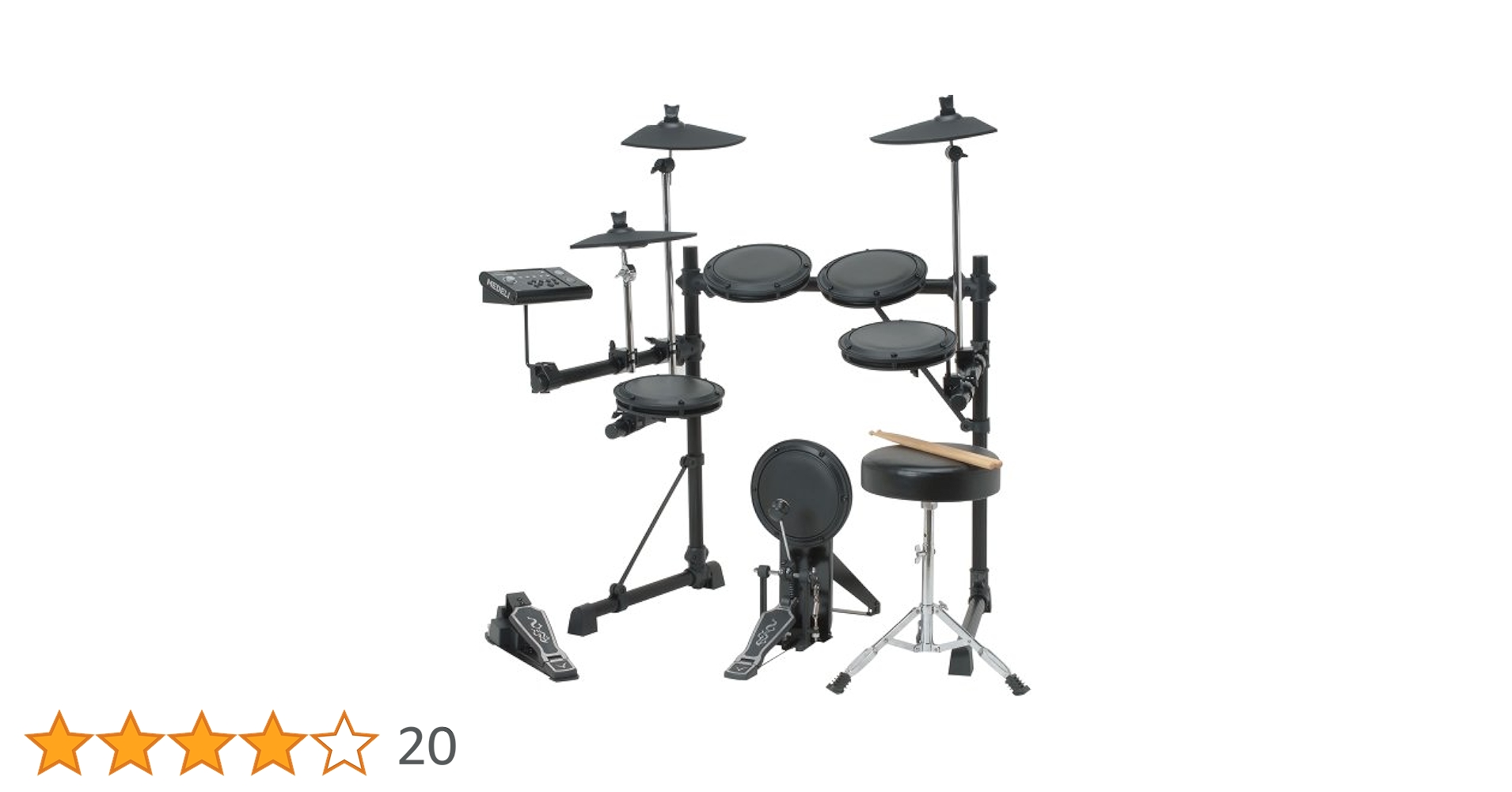 Amazon.co.jp: MEDELI メデリ 電子ドラム DD502J/BK : 楽器