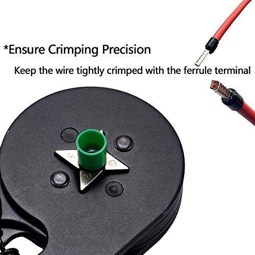 Kit de ferramentas de crimpagem de virola KKmoon com 800 peças, conjunto de terminais de alicate de