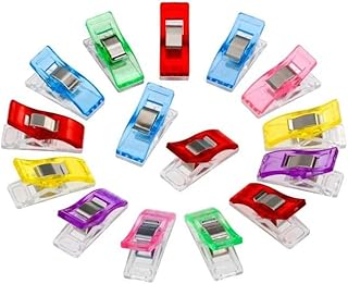 20Pcs Multicolor Sewing Clips Quilting Clips Fabric Quilting Craft Tools Multipurpose Plastic Clips for Sewing Binding,Sewing Supplies Quilting Accessories Crafting Tools DIY Hemming,Sewing Tools
